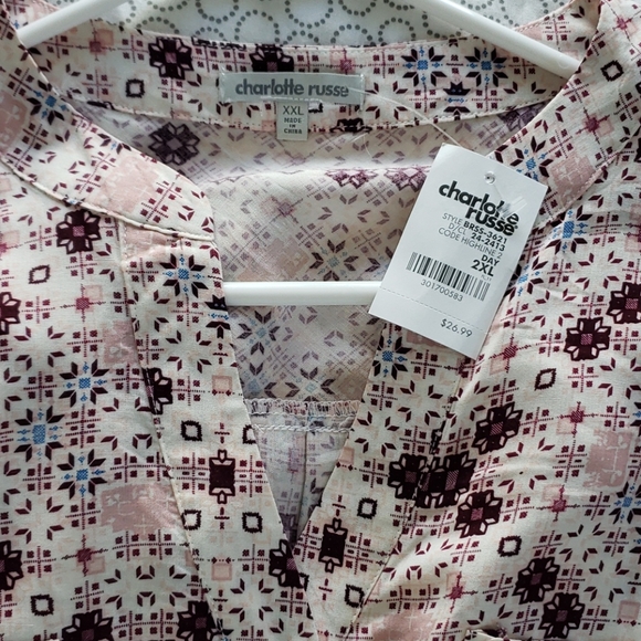 NWT Charlotte Russe shirt dress - Picture 2 of 5